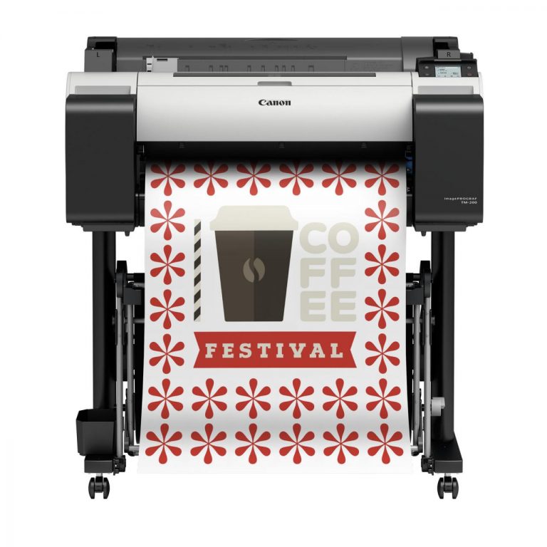 Garantie: 2 Jahre Vor-Ort-Service nach Registrierung --> Canon imagePROGRAF TM-200 Großformatdrucker inkl. Stand 3062C003