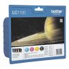 Brother Original LC1100 Druckerpatronen - 4er Multipack 1x 450, 3x 325 Seiten (LC1100VALB