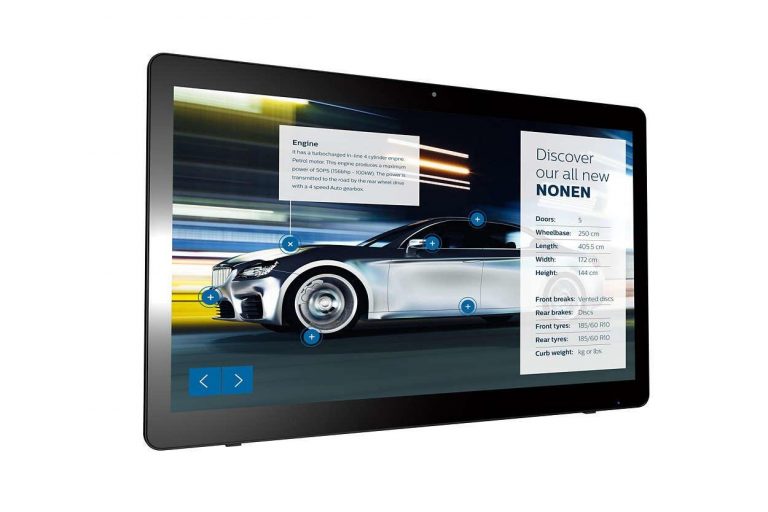 Philips Signage Solutions T-Line 24BDL4151T Mulittouch-Display 59,94cm (23,6")schwarz