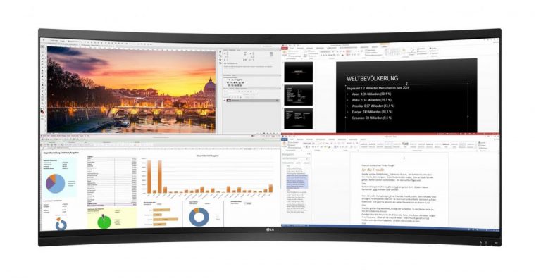 LG Monitor 38CK900N-1C Thin Client All-in-One 95,25cm (37,5") Curved Design dunkelanthrazit