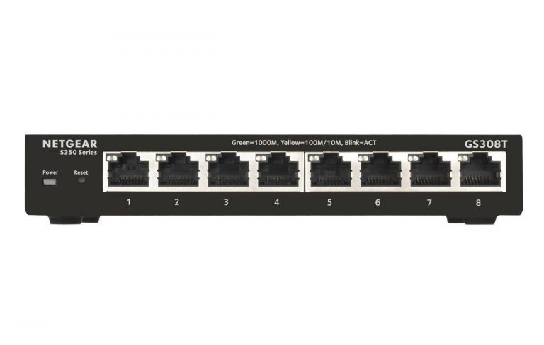 Netgear GS308T 8-Port Gigabit Ethernet Smart Managed Pro Switch