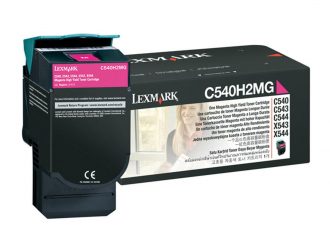 Lexmark Original Toner magenta 2.000 Seiten (C540H2MG) für C540n, C543dn, C544dn/dtn/dw/n, C546dtn, X543dn