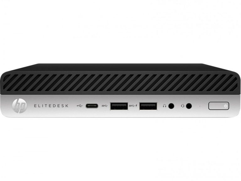HP EliteDesk 705 G4 Desktop-Mini-PC (35 W) AMD Ryzen 5 2400GE, 8GB RAM, 256GB SSD, AMD Radeon RX Vega 11, Win10 Pro