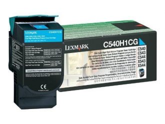 Lexmark Original Toner cyan 2.000 Seiten (C540H1CG) für C540 n, C543dn, C544dn/dtn/dw/n, C546dtn, X543dn, X544dn/dtn/n/d