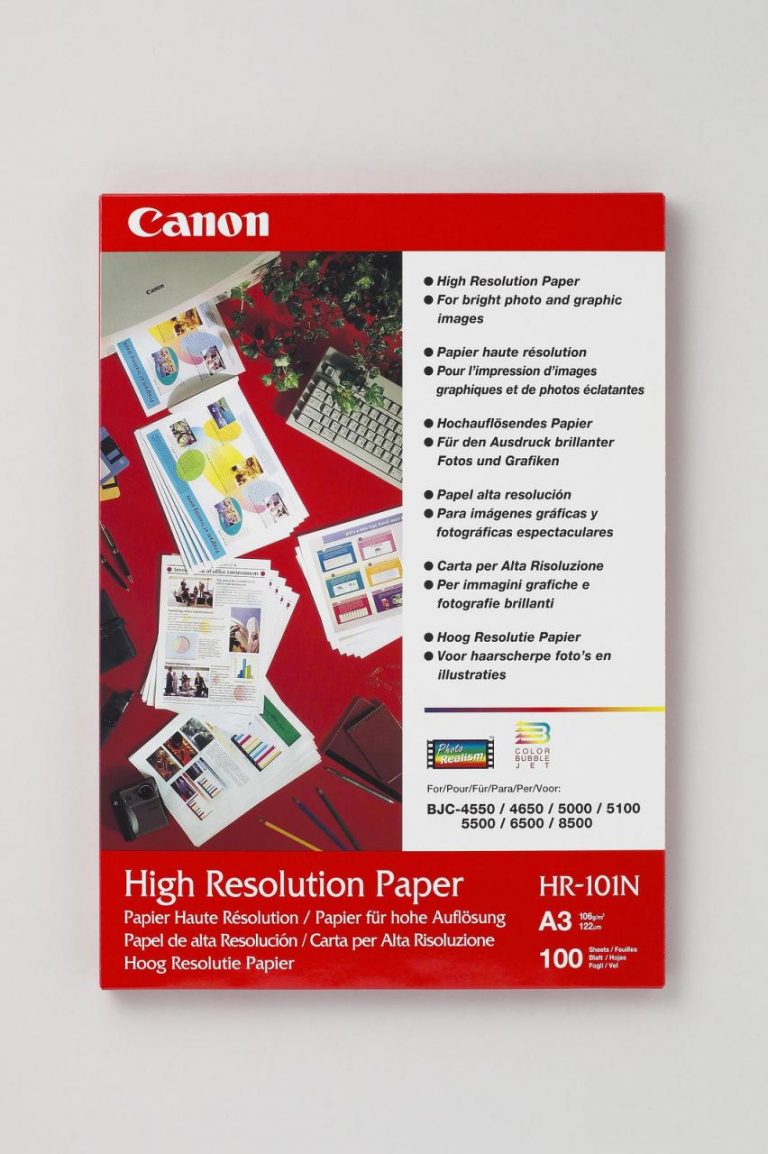 Canon Normalpapier HR-101N hochauflösend A3 (297 x 420 mm) 106 g/m² - 100 Blatt (1033A005)