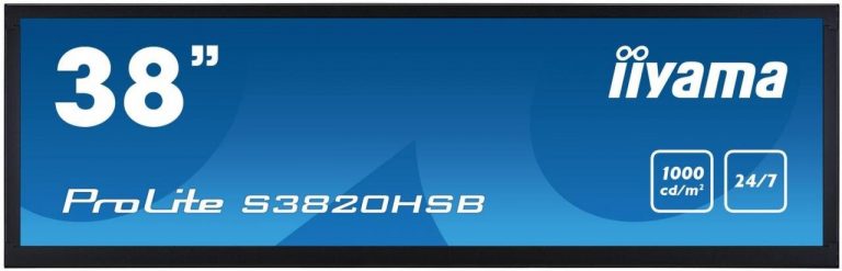 Iiyama Digital Signage ProLite S3820HSB-B1 Stretch-Display 96,5 cm (38") schwarz