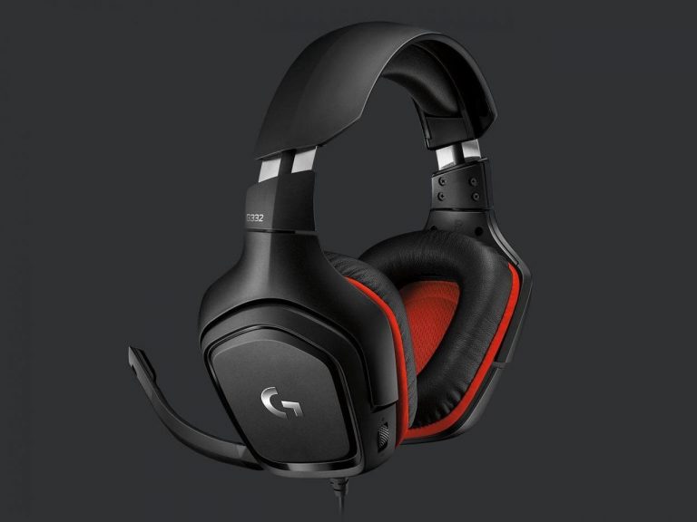 Logitech G332 schwarz/rot Gaming Headset mit Kabel