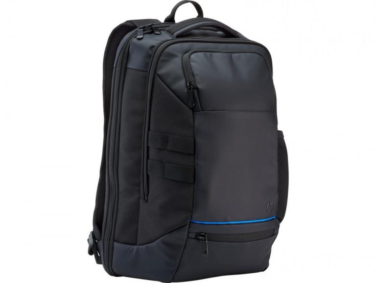 HP Recycled-Serie Notebook-Rucksack 39.6 cm (15.6") Schwarz mit blauen Akzenten