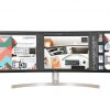 LG Monitor 49WL95C-W QHD-LED-Display 124,46 cm (49") Curved Design schwarz/mattweiß/gold