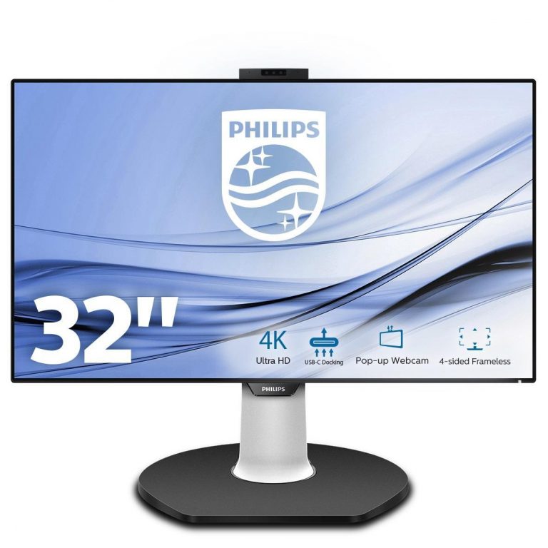 Philips Monitor P-line 329P9H LED-Display 80cm (31,5") schwarz/silber