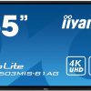 Iiyama Digital Signage ProLite TE6503MIS-B1AG 163,90 cm (64,5″) schwarz 1 Iiyama Digital Signage ProLite TE6503MIS-B1AG 163,90 cm (64,5") schwarz