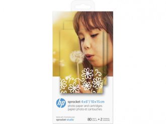 HP Sprocket Studio 2x Druckerpatronen und Fotopapier 80 Seiten (10 x 15 cm)