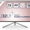 AOC Monitor U32U1 Studio F.A AOC Monitor U32U1 Studio F.A. Porsche LED-Display 80 cm (31,5") schwarz/silber