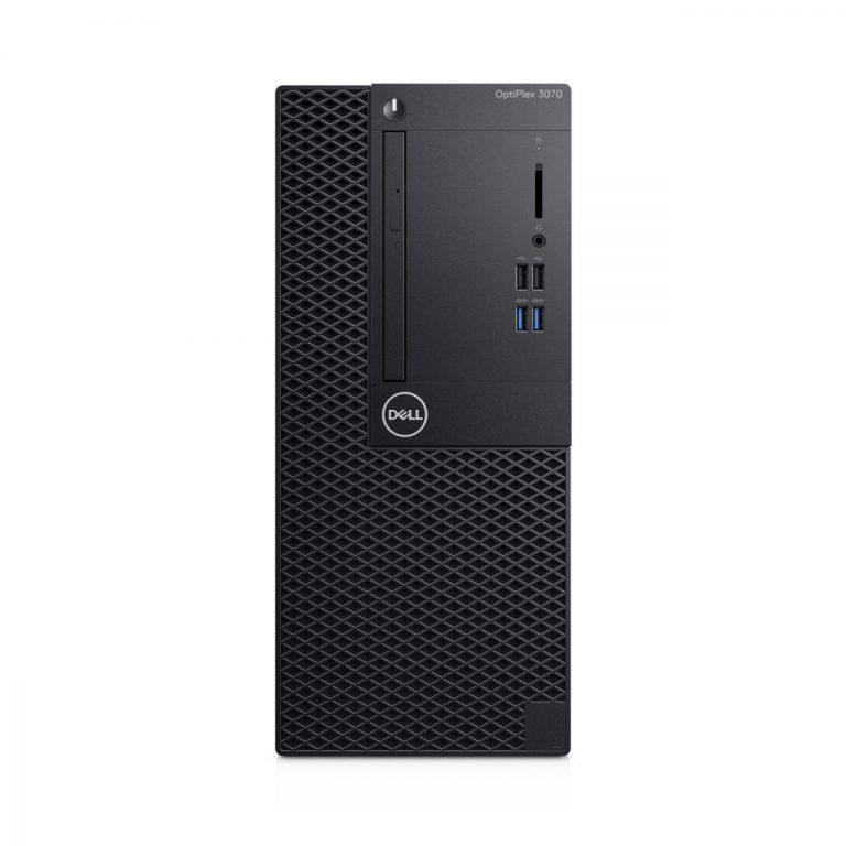 Dell OptiPlex 3070 Mini Tower + Dell P2419HC Monitor 61 cm (24 Zoll) mit USB-C