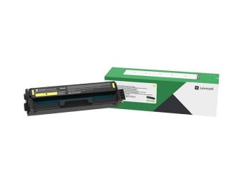 Lexmark Original Toner gelb für 1.500 Seiten (C3220Y0) für C3224dw, C3326dw, MC3224adwe/dwe, MC3326adwe