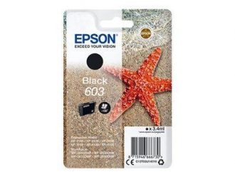 Epson Original 603 Druckerpatrone Schwarz 150 Seiten 3,4 ml (C13T03U14010)