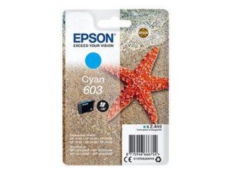 Epson Original 603 Druckerpatrone Cyan 130 Seiten 2,4 ml (C13T03U24010)