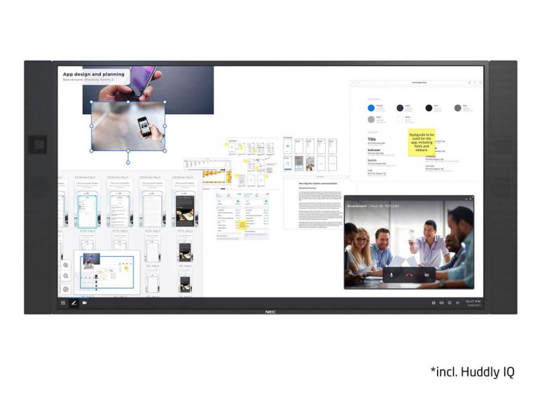 NEC InfinityBoard 2.1 Videokonferenz-Display 164 cm (65") schwarz