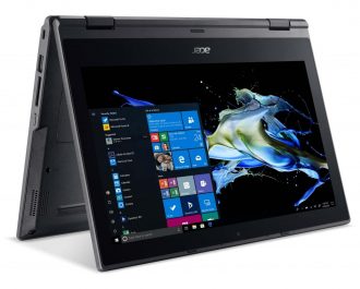 Acer TravelMate Spin B1 29,46 cm 11,6 Zoll Notebook Intel Pentium N5000, 4GB RAM, 128GB SSD, Touch, Windows 10 Pro EDU