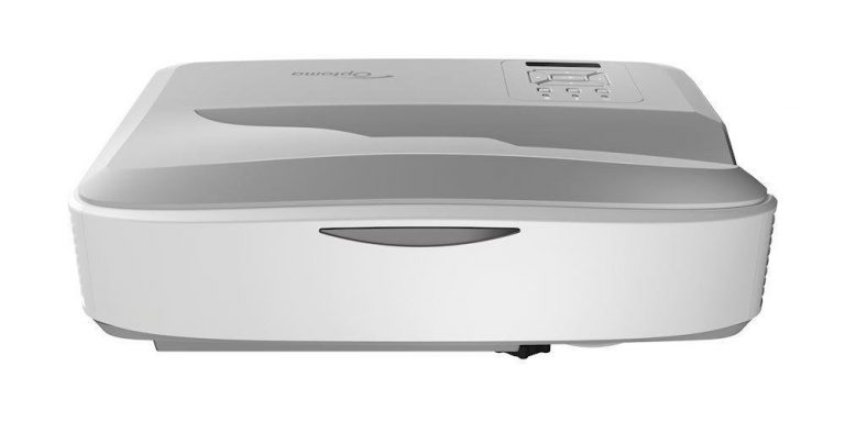 Optoma ZH500UST Full HD Ultra Kurzdistanz DLP-Laserprojektor5.000 Lumen