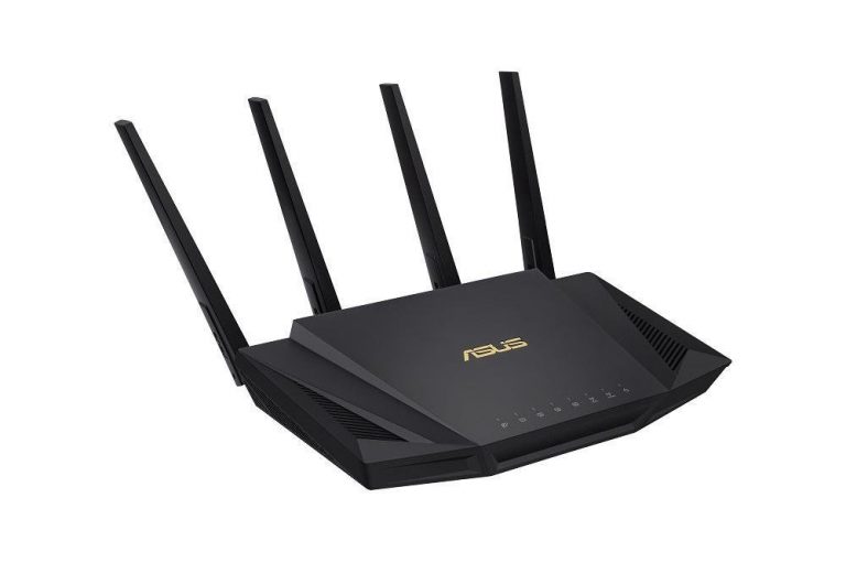 ASUS RT-AX58U AX3000 Dual Band WiFi 6 (802.11ax) Router mit Unterstützung für MU-MIMO- und OFDMA-Technologie
