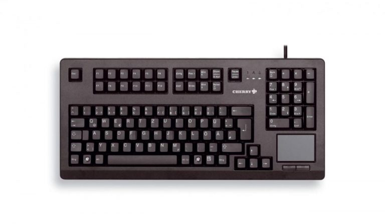 Cherry Advanced Performance Line TouchBoard G80-11900 kabelgebundene Tastatur mit Touchpad (USB, schwarz)