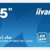 Iiyama Digital Signage ProLite TF5538UHSC-W2AG Touchscreen 139 cm 55 Zoll weiß