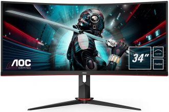 AOC CU34G2/BK Curved Gaming Monitor 86 cm (34 Zoll)