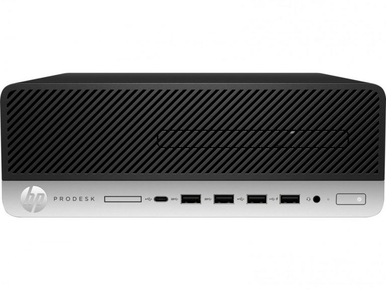 HP ProDesk 405 G4 Small-Form-Factor-PC AMD Ryzen 3 Pro 2200G, 4GB RAM, 128GB SSD, Win10 Pro