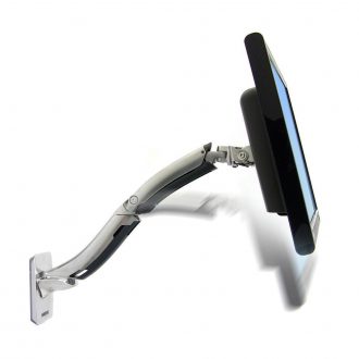 Ergotron MX Monitorarm Wandhalterung für einen Monitor bis 106,68 cm 42 Zoll Aluminium