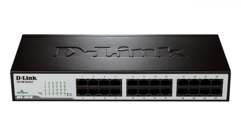 D-Link DES-1024D 24-Port 100MBit/s Switch