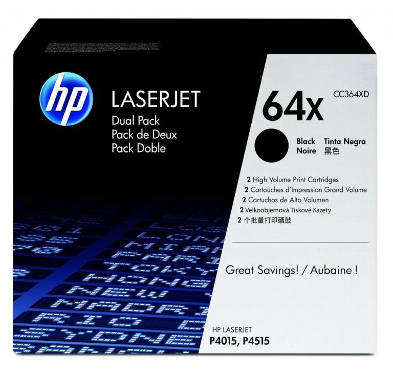 HP Original 64X Toner Doppelpack schwarz 2 x 24.000 Seiten (CC364XD)
