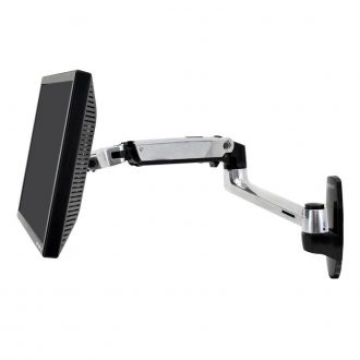 Ergotron LX Monitorarm Wandhalterung für einen Monitor bis 81,28 cm 32 Zoll Aluminium