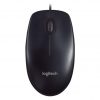 Logitech M90 Maus, Schwarz (Kabelgebunden)