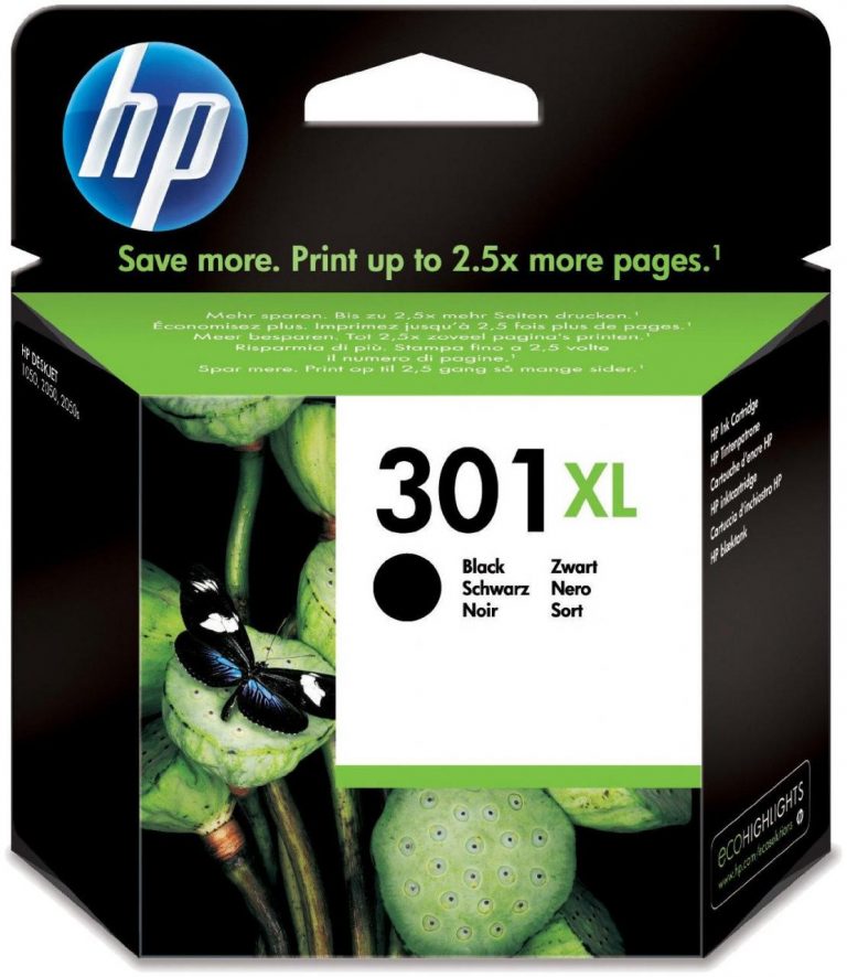 HP Original 301XL Druckerpatrone schwarz 480 Seiten 8ml (CH563EE)