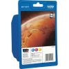 Brother Original LC1100 Druckerpatronen - 3er Multipack (cyan, magenta, gelb) 750 Seiten (LC1100HYRBWBPDR)