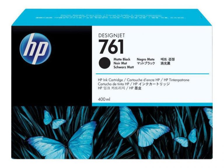 HP Original 761 Druckerpatrone schwarz 400ml (CM991A)