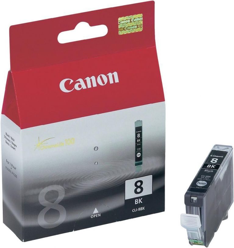 Canon CLI-8 BK Original Tintenpatrone schwarz bis zu 535 Seiten 13ml