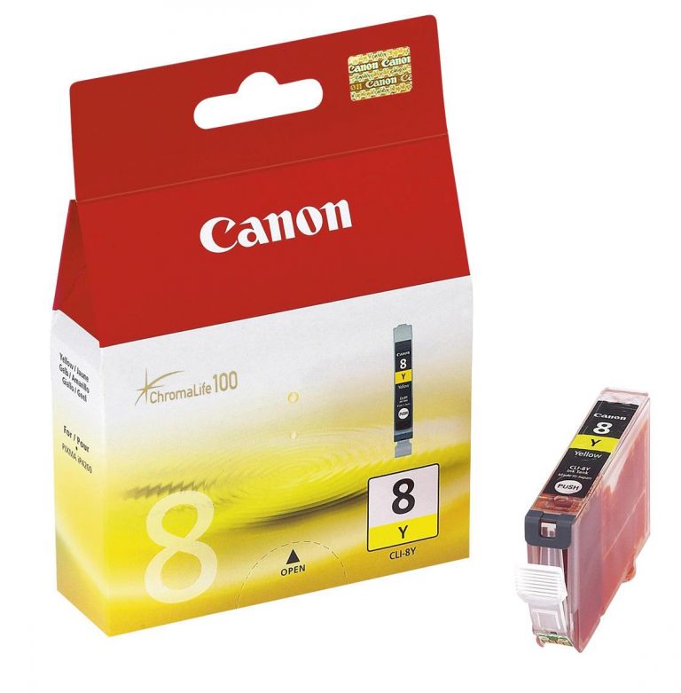 Canon CLI-8 Y Original Tintenpatrone gelb bis zu 540 Seiten 13ml