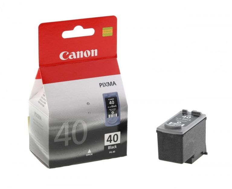 Canon PG-40 BK Original Tintenpatrone schwarz bis zu 329 Seiten 16ml