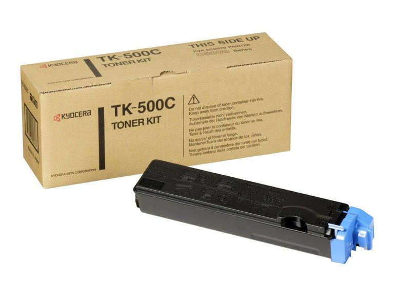 Kyocera Original TK-500C Toner cyan 8.000 Seiten (370PD5KW) für FS-C5016N