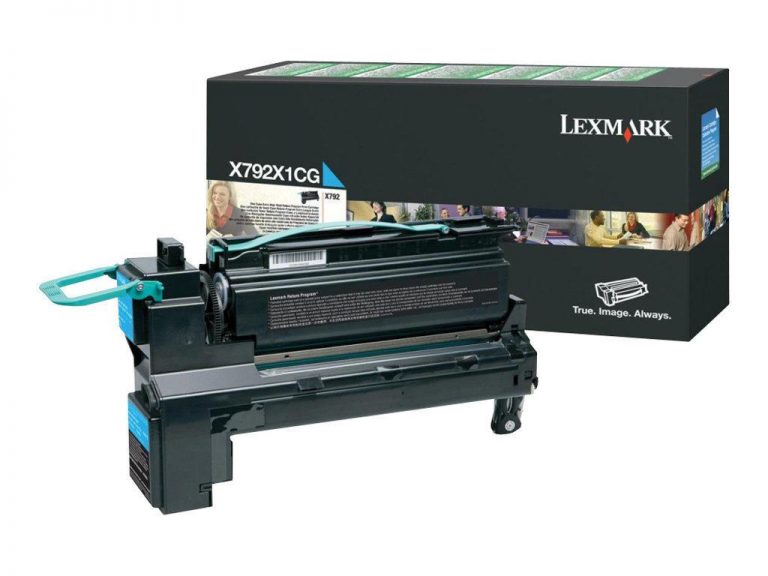 Lexmark Original Toner cyan 20.000 Seiten (X792X1CG) für X792de/dte/dtfe/dtme/dtpe/dtse
