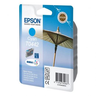 Epson Original T0442 Druckerpatrone cyan 420 Seiten 13ml (C13T04424010)