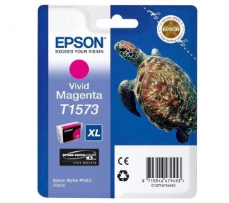 Epson Original T1573 Ultra Chrome K3 Druckerpatrone magenta 25ml (C13T15734010)