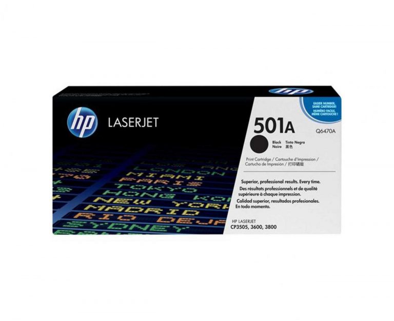 HP Original 501A Toner schwarz 6.000 Seiten (Q6470A)