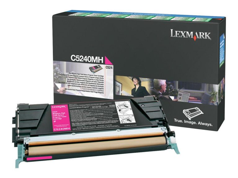 Lexmark Original Toner magenta 5.000 Seiten (C5240MH) für C524/dn/dtn/n, C532dn/n, C534dn/dtn/n