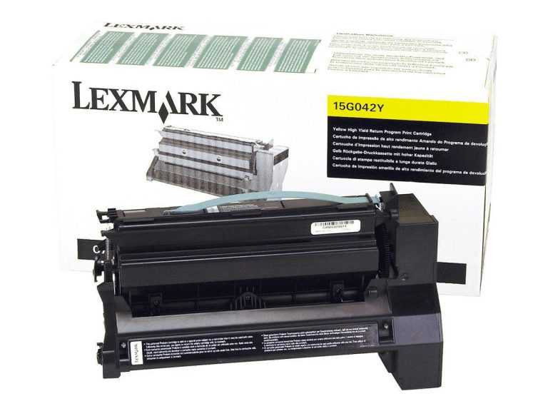 Lexmark Original Toner gelb 15.000 Seiten (15G042Y) für C752/dn/dtn/fn/n, C762/n/dn/dtn, X752e MFP, X762e MFP