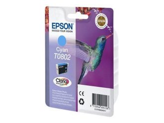 Epson Original T0802 Druckerpatrone cyan 460 Seiten 7ml (C13T08034011)