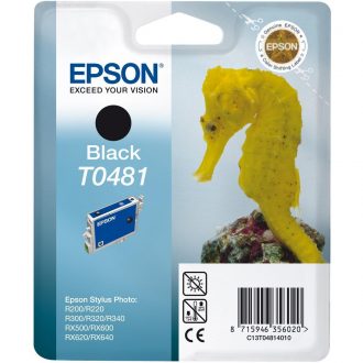 Epson Original T0481 Druckerpatrone schwarz 450 Seiten 13ml (C13T04814010)