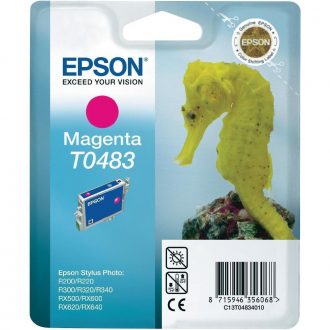 Epson Original T0483 Druckerpatrone magenta 430 Seiten 13ml (C13T04834010)